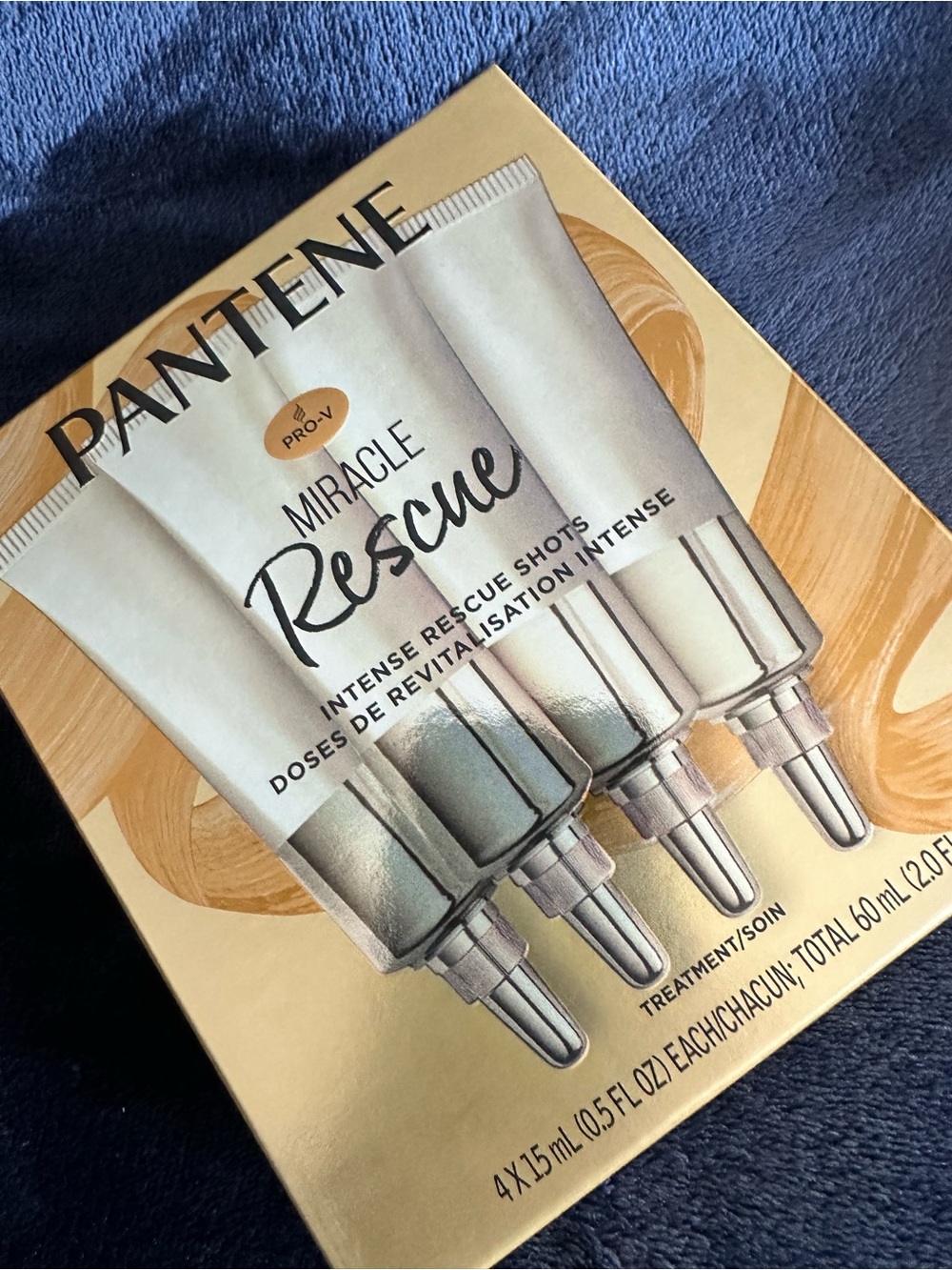 Pantene Miracle Rescue Intense Rescue Shots - Gold Treatment Ampoules